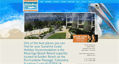 Desktop Screenshot of mooringsbeachresort.com